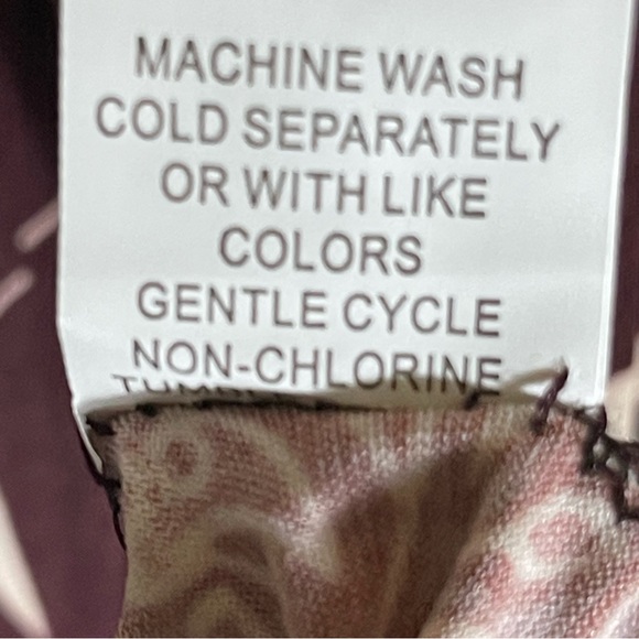 Jon & Anna Contemporary Burgundy Floral Boho Pleated Maxi Skirt Small NWT - Picture 12 of 15